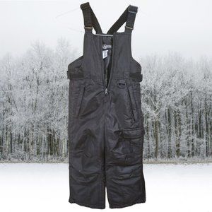 Artic Quest kids black size 4 snow bib